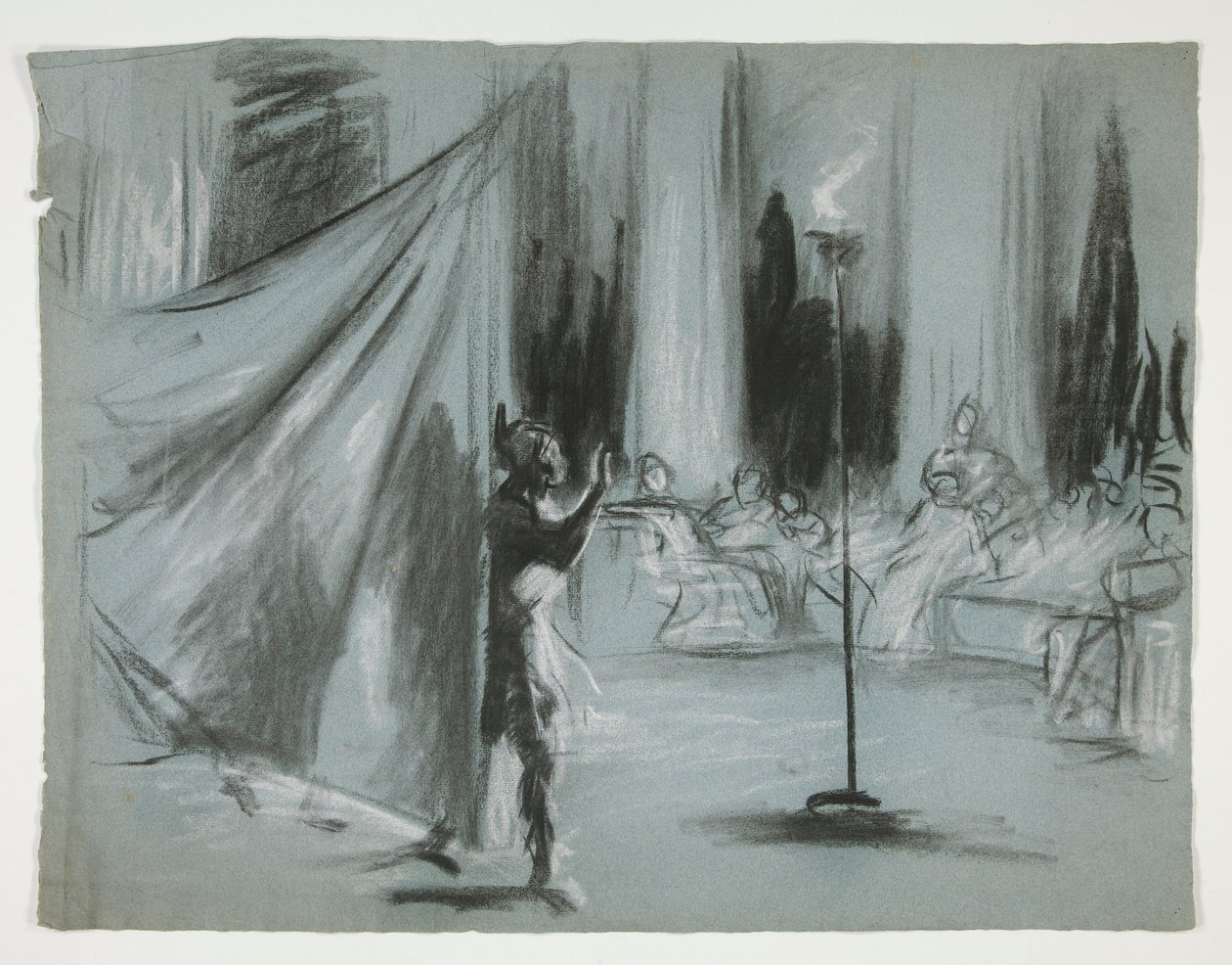 Números num Salão de Edwin Austin Abbey