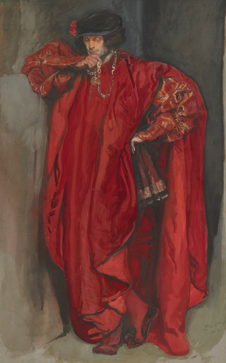 Iago, de Othello de Edwin Austin Abbey