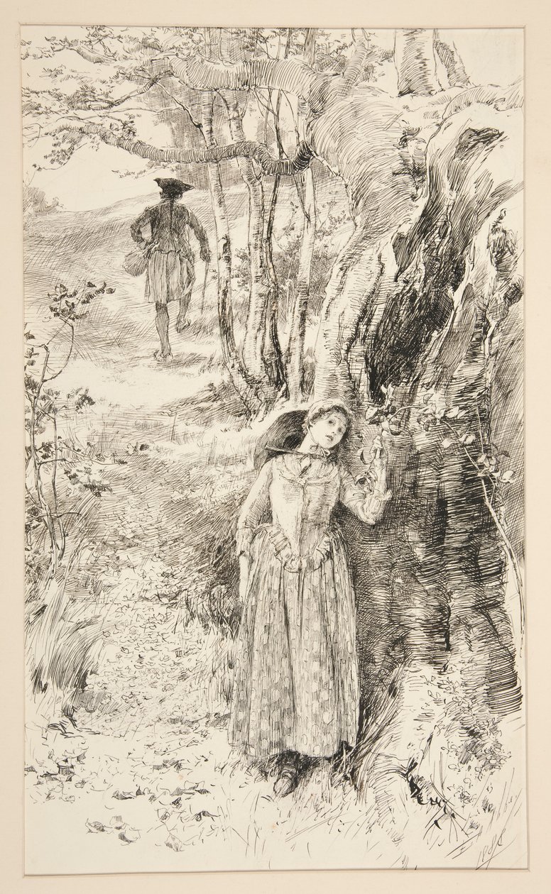 Ilustração para de Edwin Austin Abbey