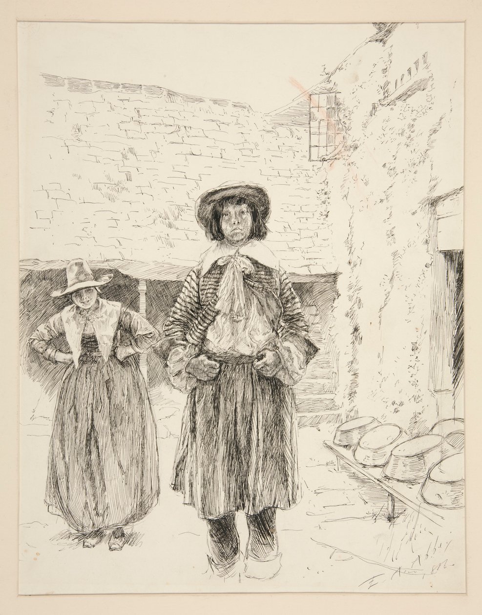 Ilustração para de Edwin Austin Abbey