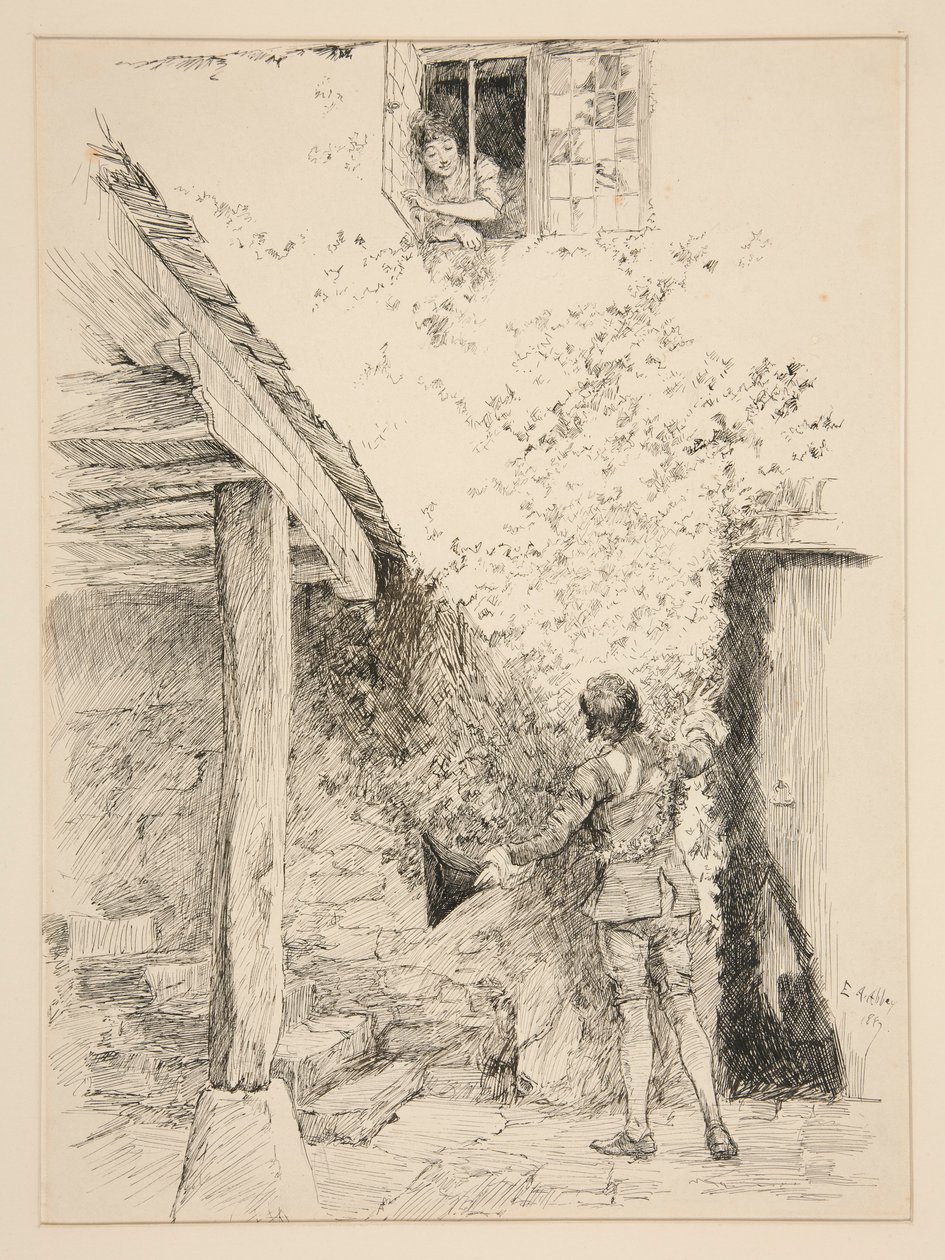 Ilustração para de Edwin Austin Abbey