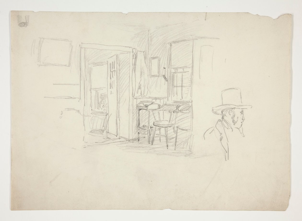 Estudo de Interiores de Edwin Austin Abbey