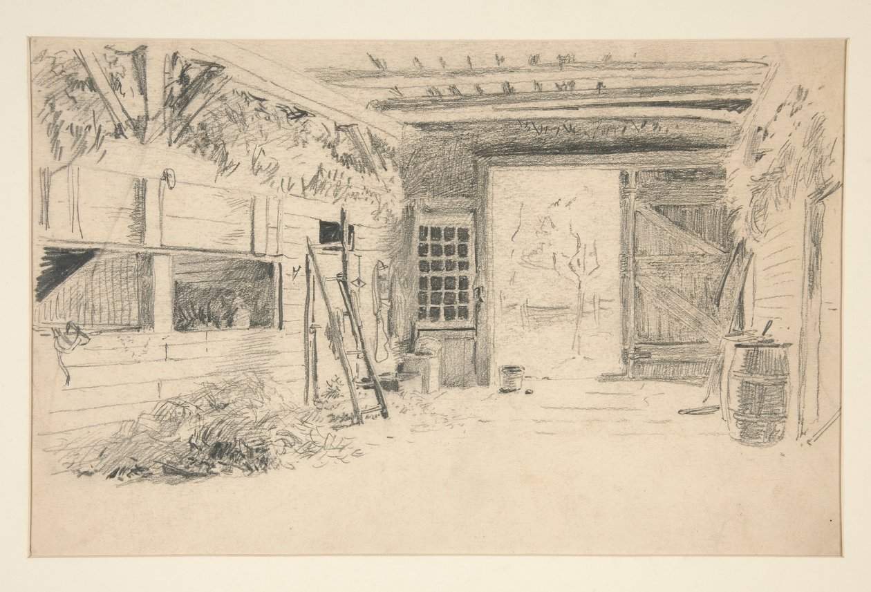 Estudo de Interiores de Edwin Austin Abbey
