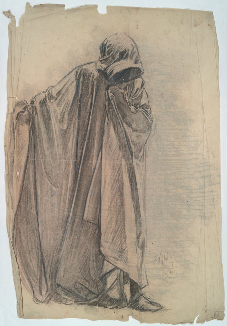 Joseph de Arimathea, Estudo de figuras para de Edwin Austin Abbey