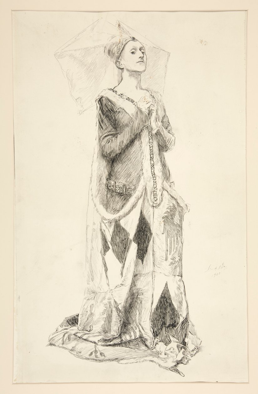 Lady Anne Nevill, do Rei Ricardo III de Edwin Austin Abbey