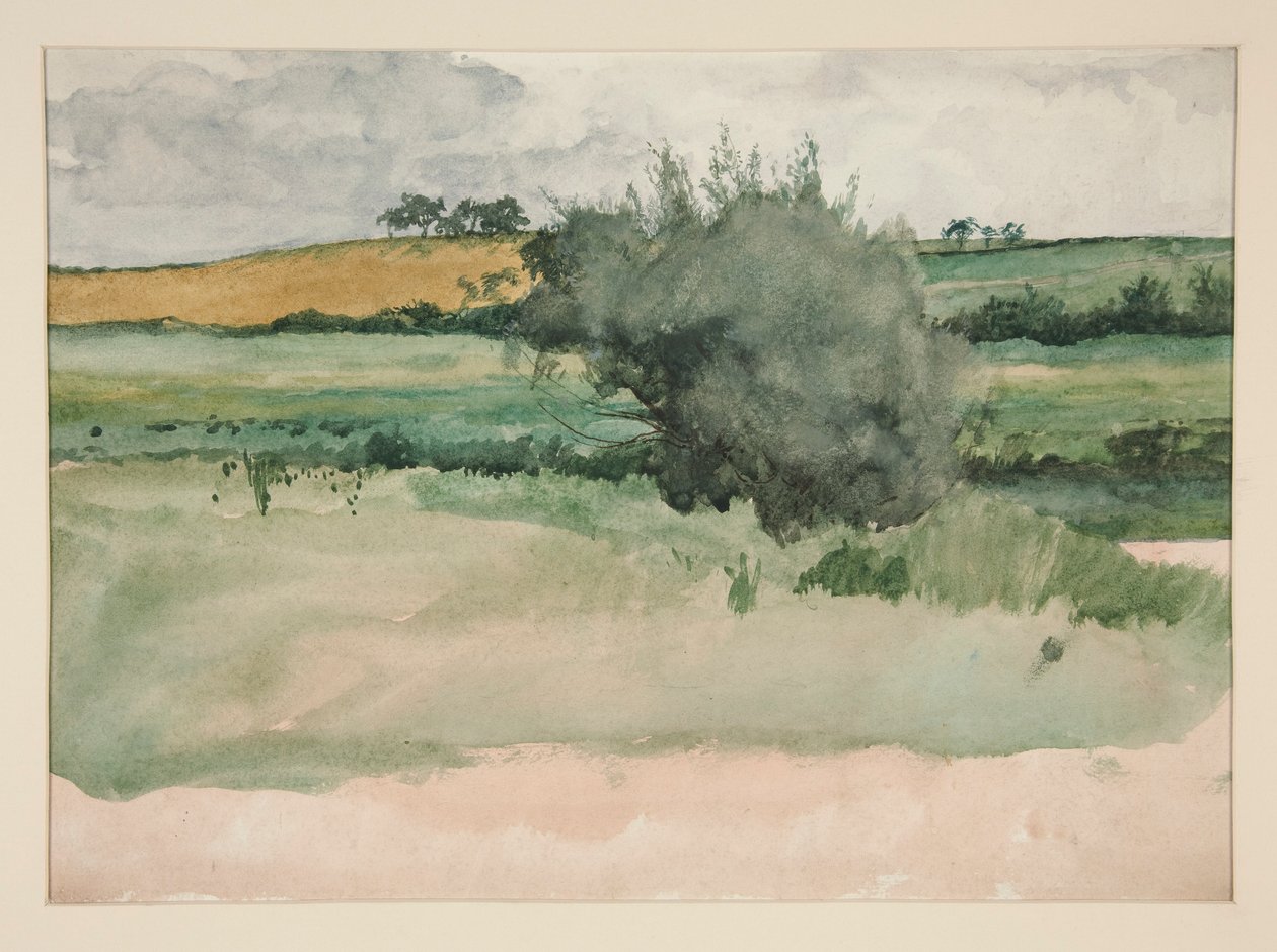 Paisagem - Campos de Edwin Austin Abbey