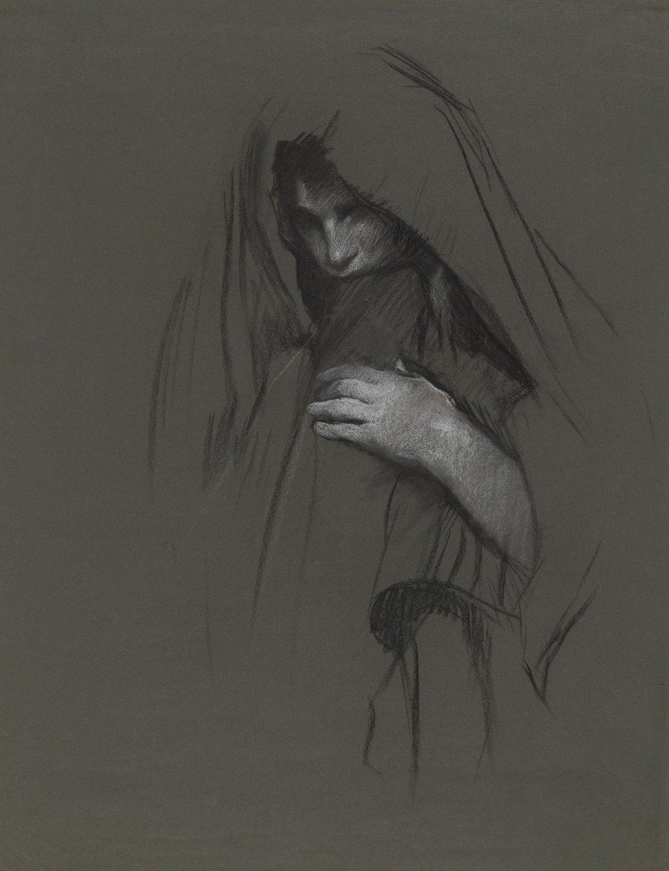 Maria, a Esposa de Cleofas, estudo para As Três Marias de Edwin Austin Abbey