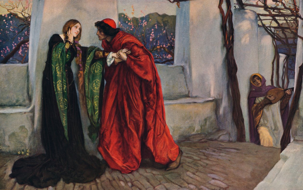 Ó senhora, onde você está vagando, 1899 c1940 de Edwin Austin Abbey