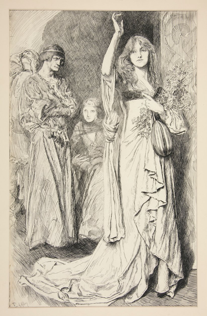 Ophelia: de Edwin Austin Abbey