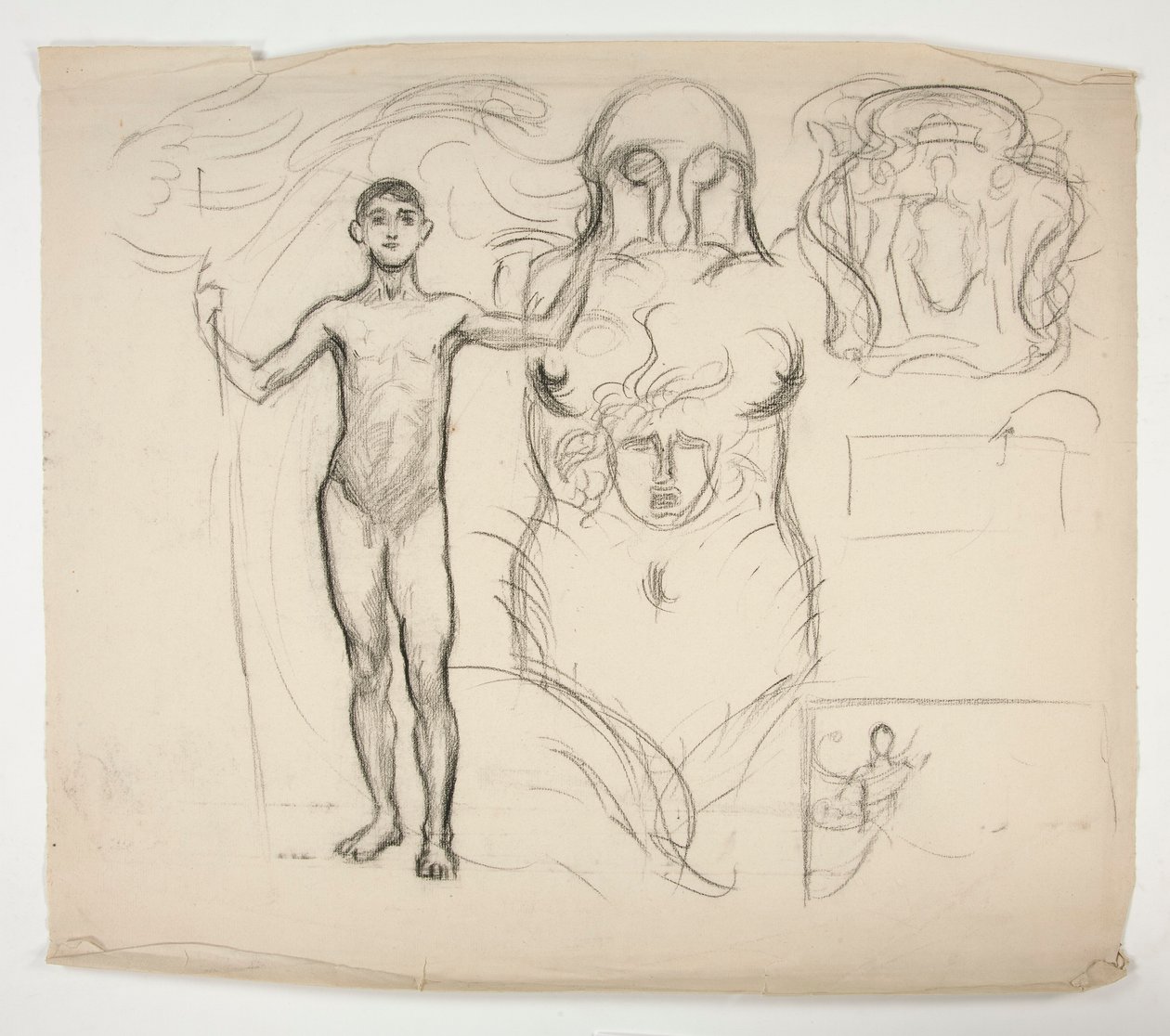 Folha de esboços de Edwin Austin Abbey