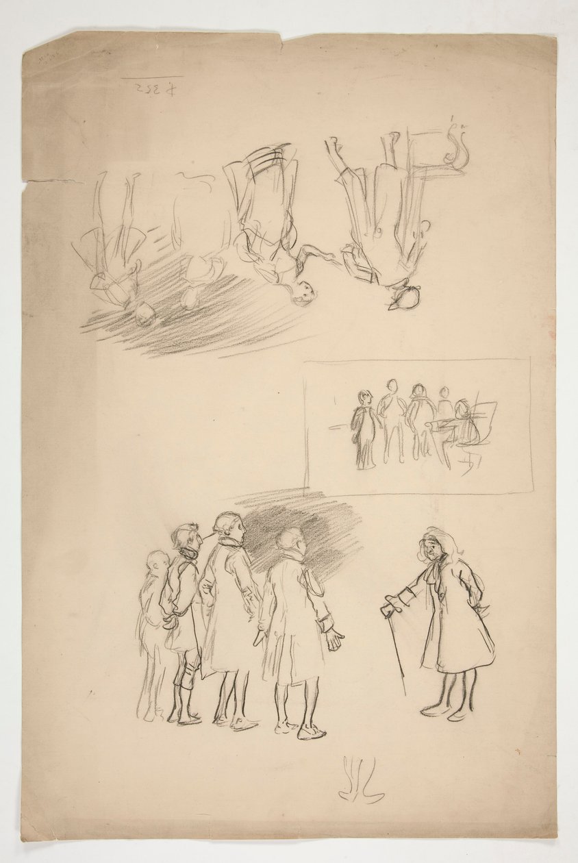 Folha de estudos de Edwin Austin Abbey