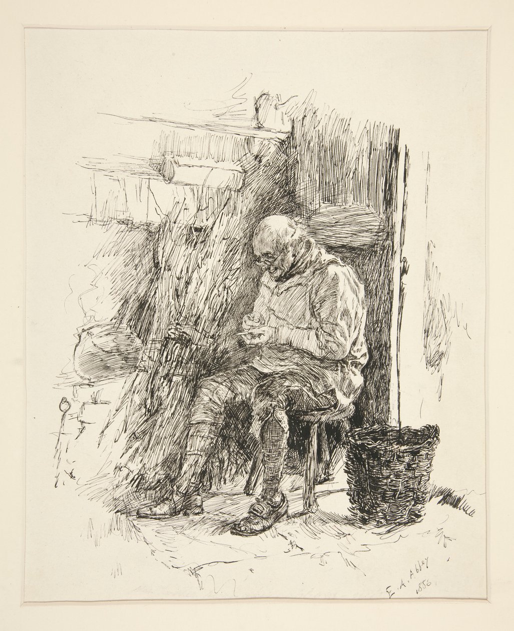 Esboço para de Edwin Austin Abbey
