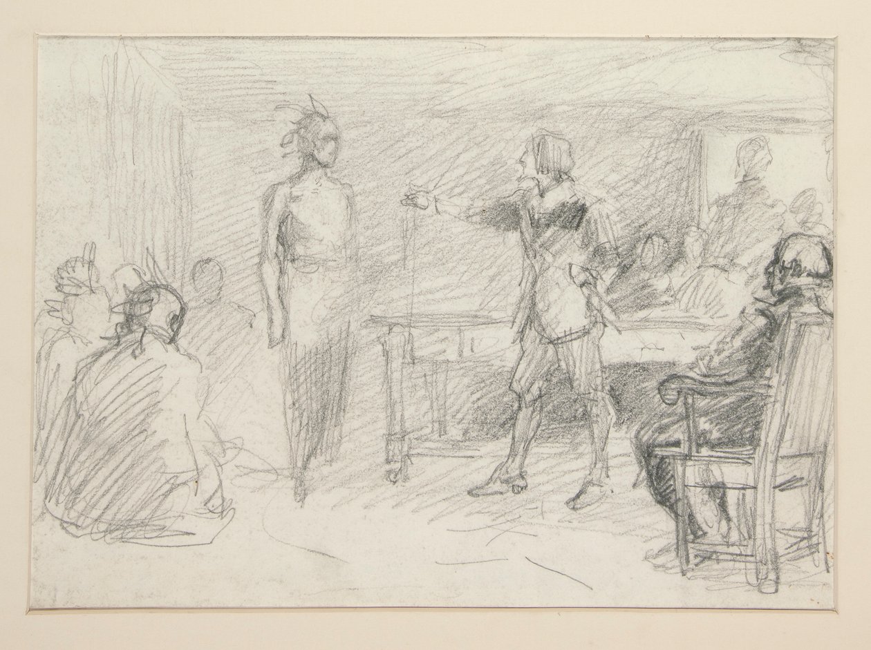 Estudo para de Edwin Austin Abbey