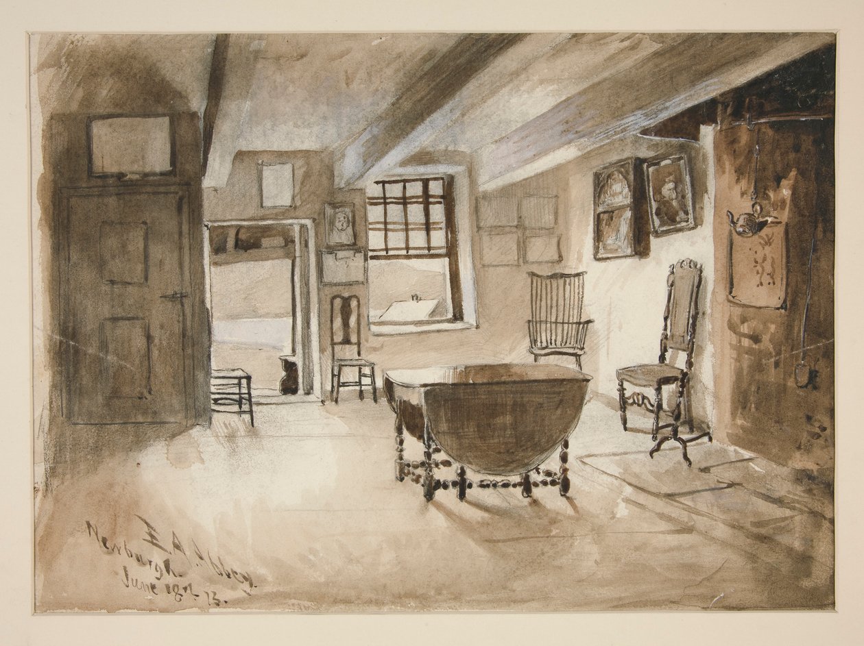 Estudo para de Edwin Austin Abbey