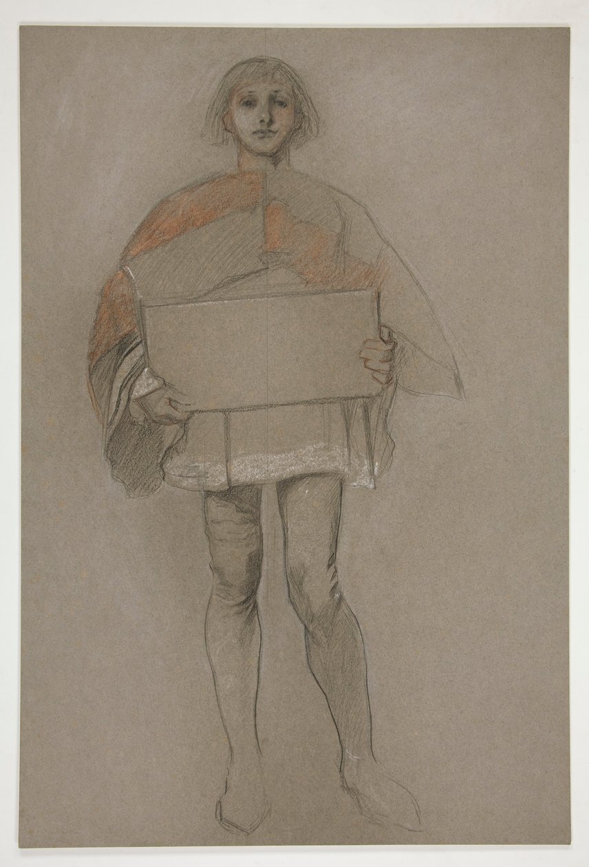 Estude para de Edwin Austin Abbey