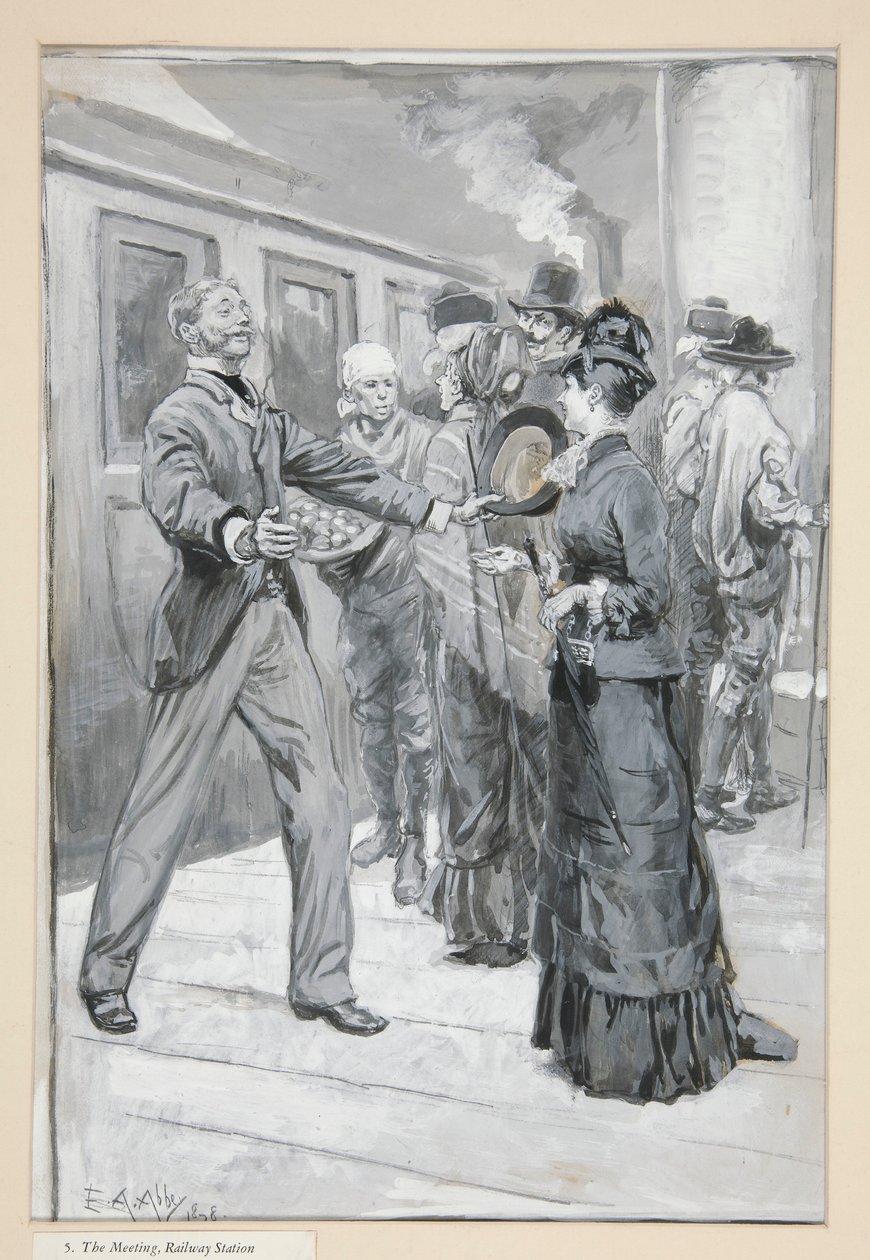 Estude para de Edwin Austin Abbey