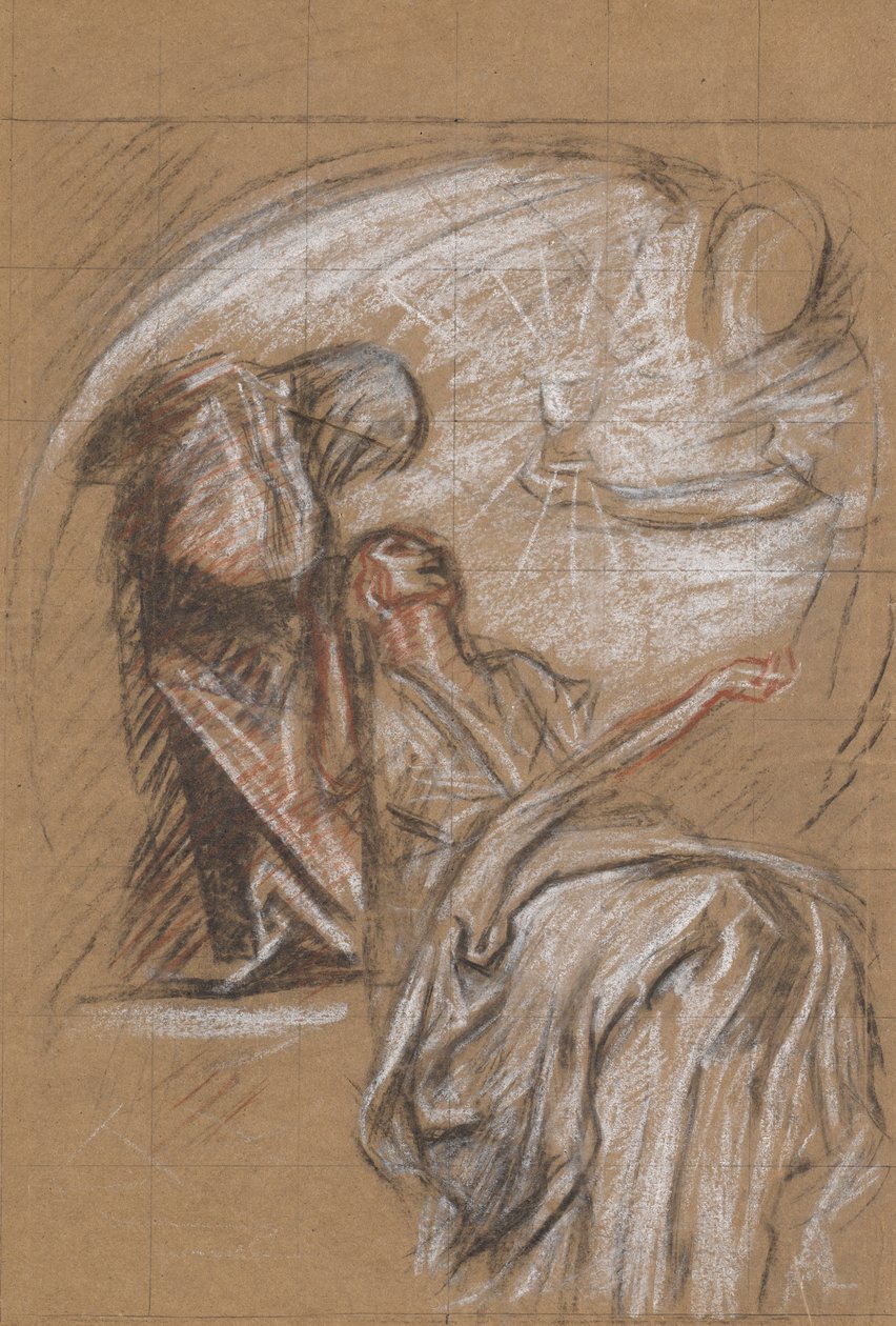 Estude para de Edwin Austin Abbey