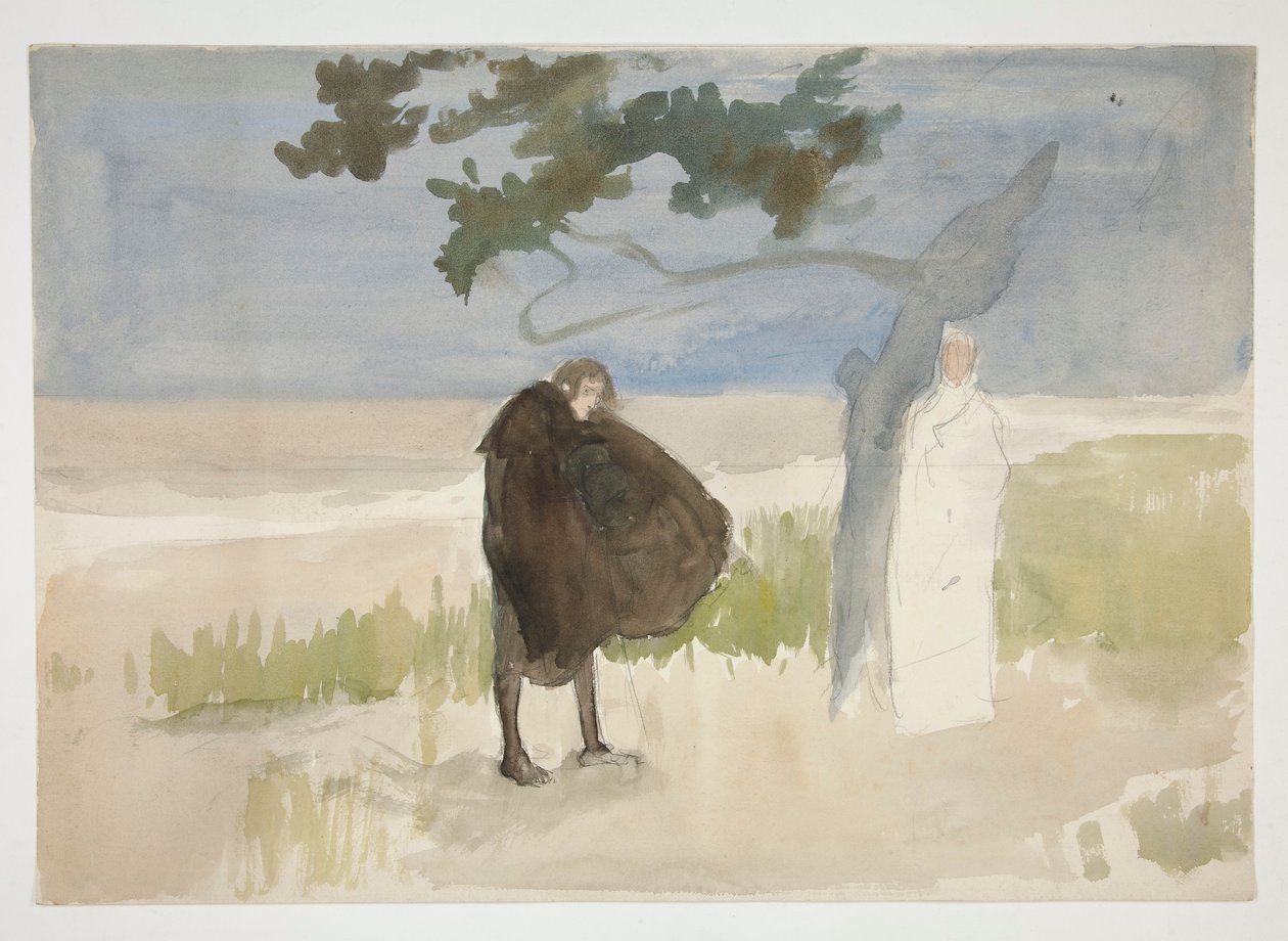 Estudo para de Edwin Austin Abbey