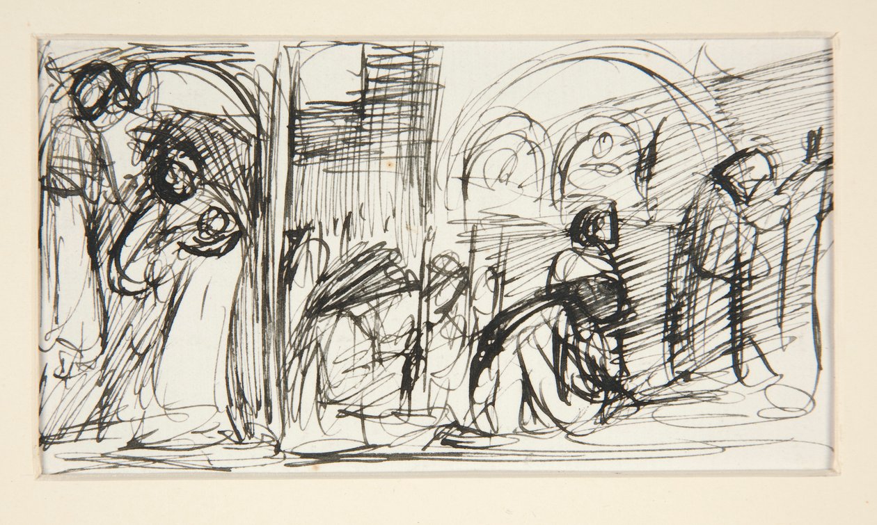 Estudo para de Edwin Austin Abbey