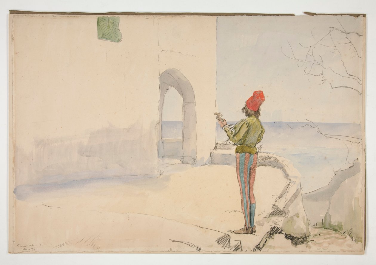 Estudo para de Edwin Austin Abbey