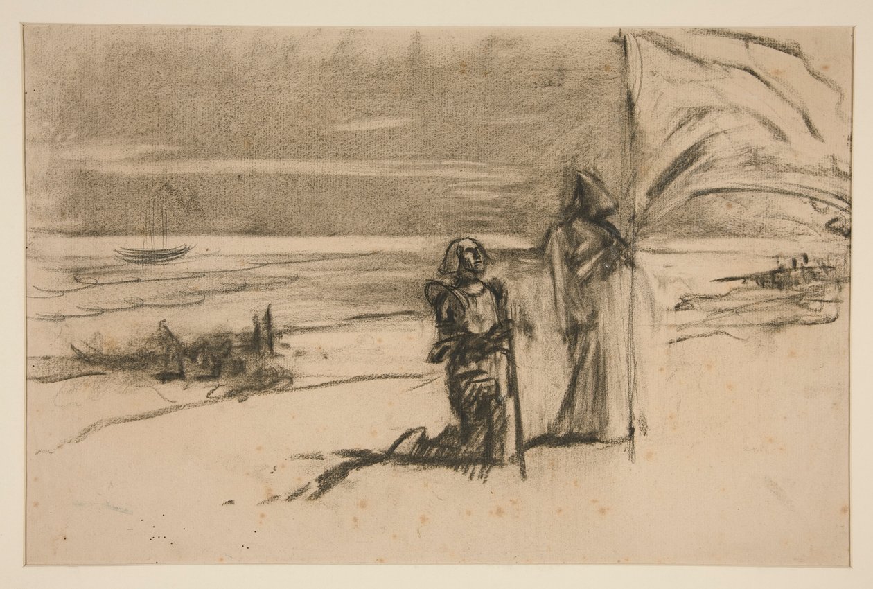 Estude para de Edwin Austin Abbey