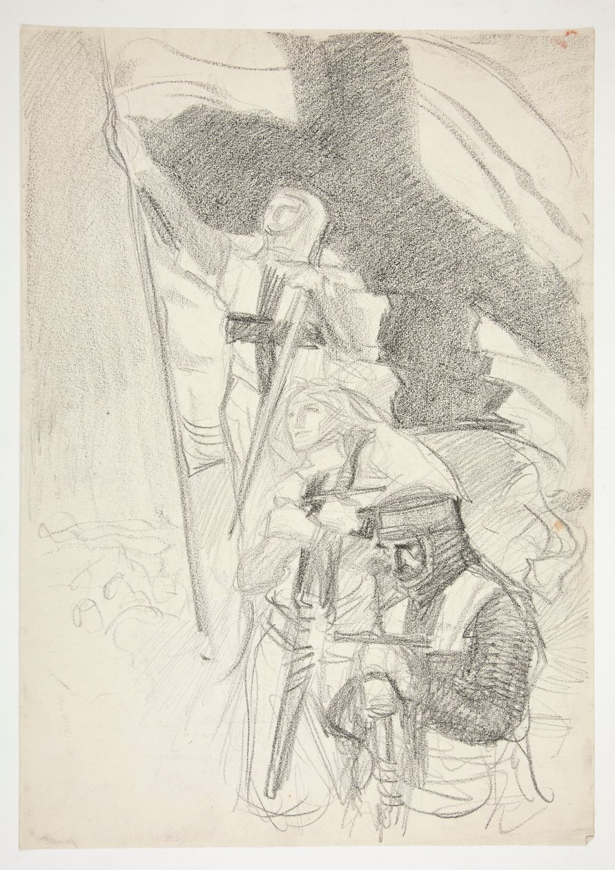 Estudo para de Edwin Austin Abbey