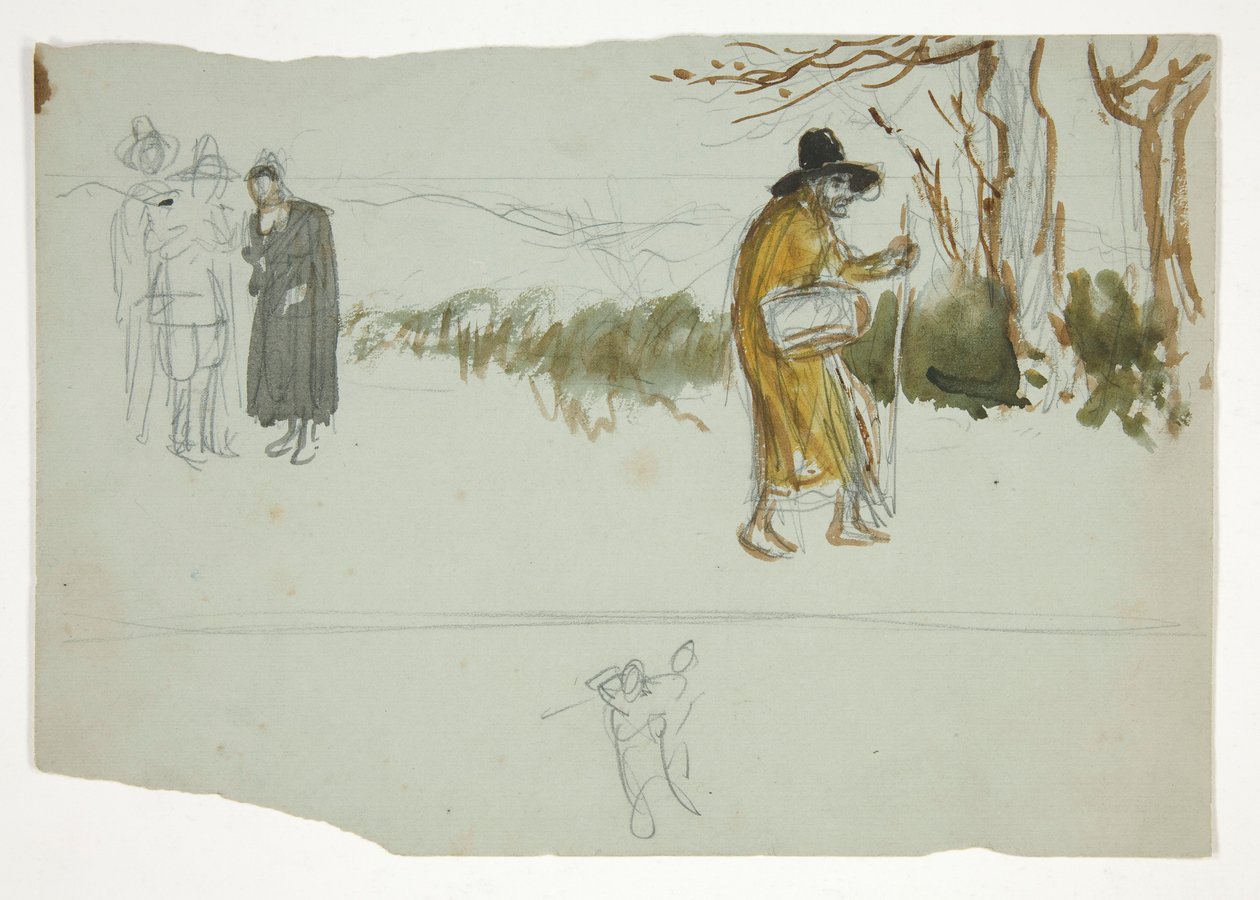 Estudo para de Edwin Austin Abbey