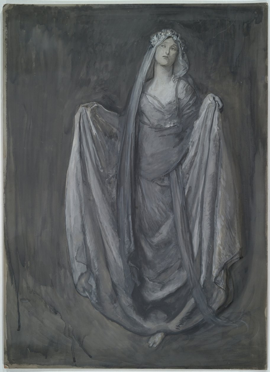 Estudo para Blanchefleur?, para a de Edwin Austin Abbey