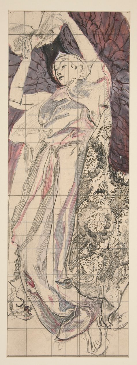 Estudo para Louis Comfort Tiffany de Edwin Austin Abbey