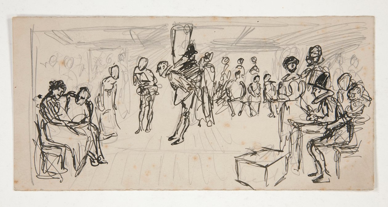 Estude para um de Edwin Austin Abbey