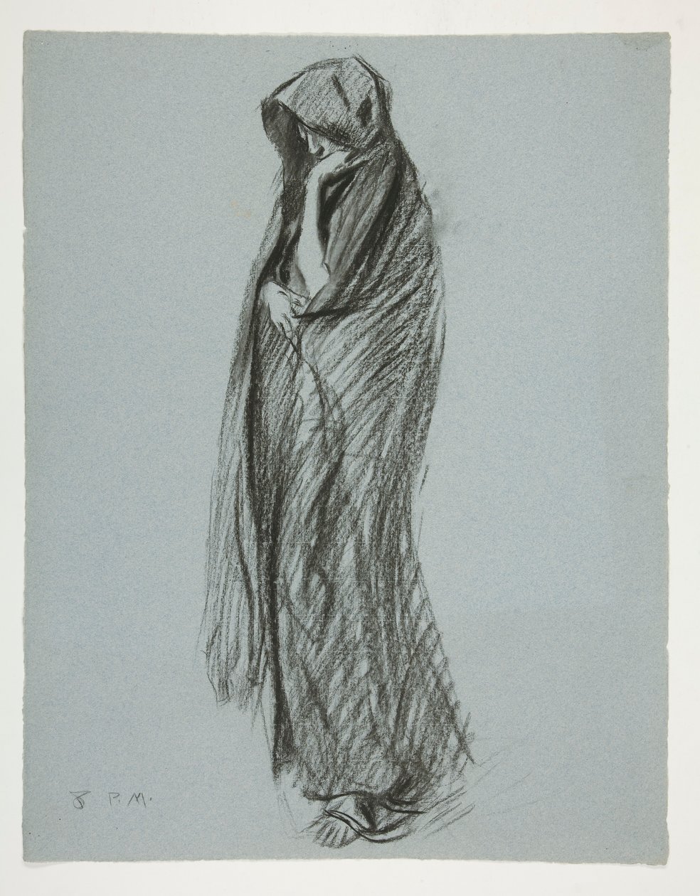 Estudo para figura de 20h em de Edwin Austin Abbey