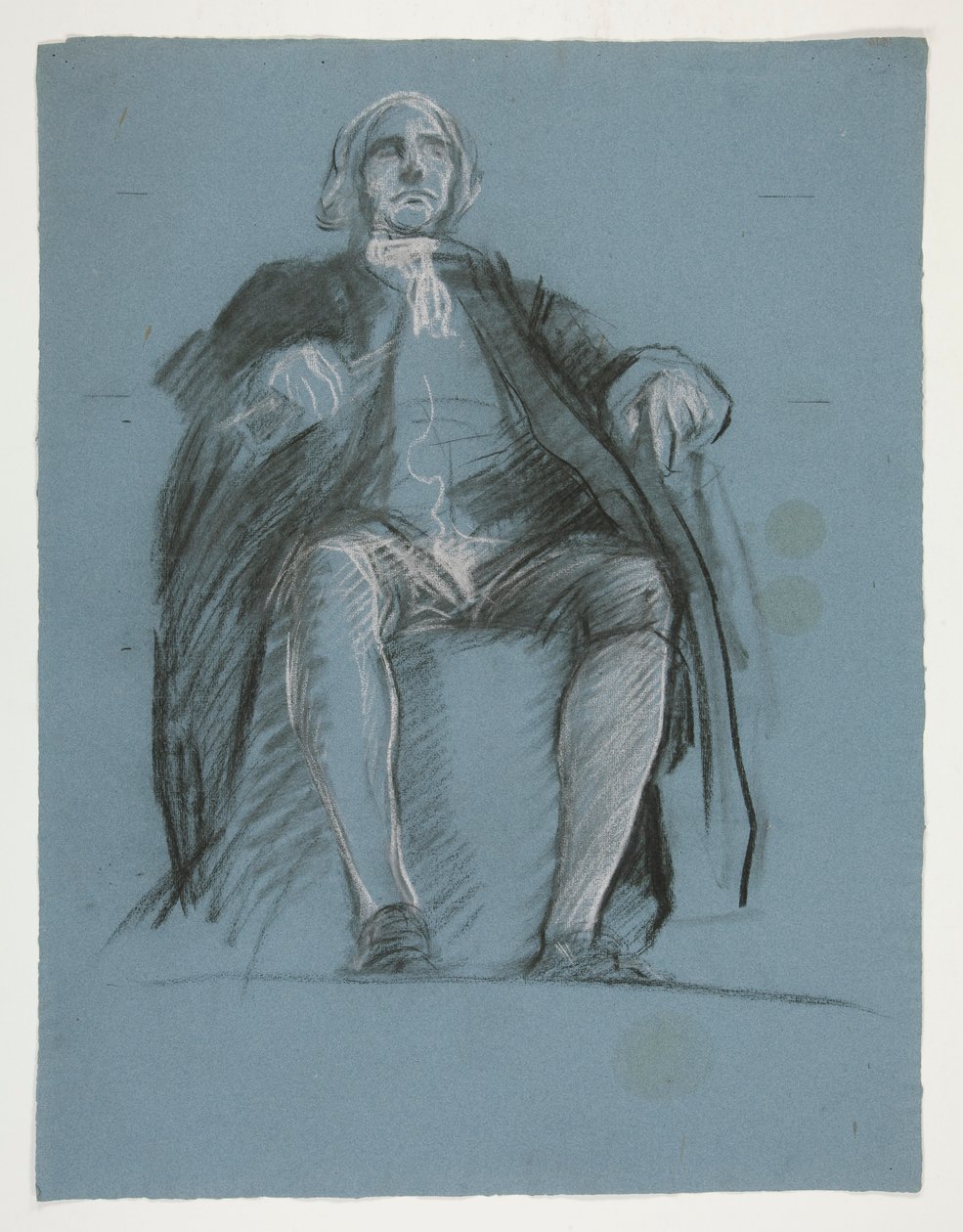 Estudo para a figura do General John Peter Gabriel Muhlenberg, no de Edwin Austin Abbey