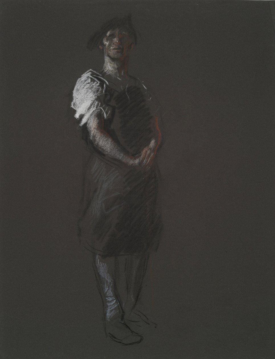 Estudo para a figura de um Trabalhador, em de Edwin Austin Abbey