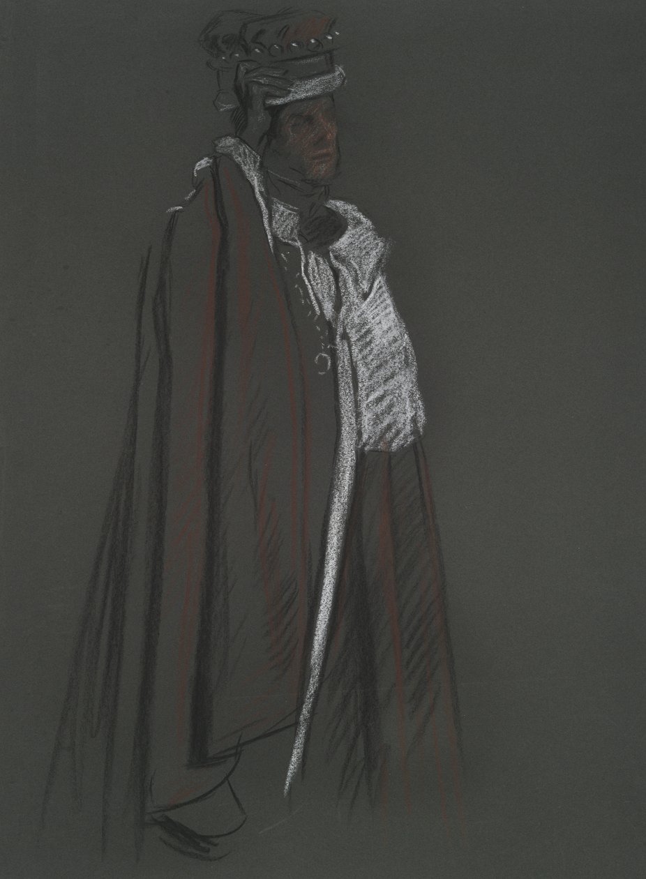Estudo de Pares para a Coroação de Eduardo VII de Edwin Austin Abbey