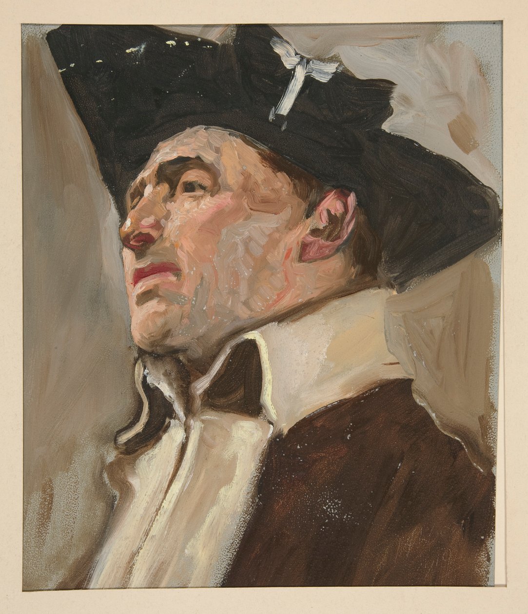 Estudo de um soldado: esboço para mural para o edifício do capitólio estadual em Harrisburg, Pensilvânia, 1902-1911 (completado por John Singer Sargent) de Edwin Austin Abbey