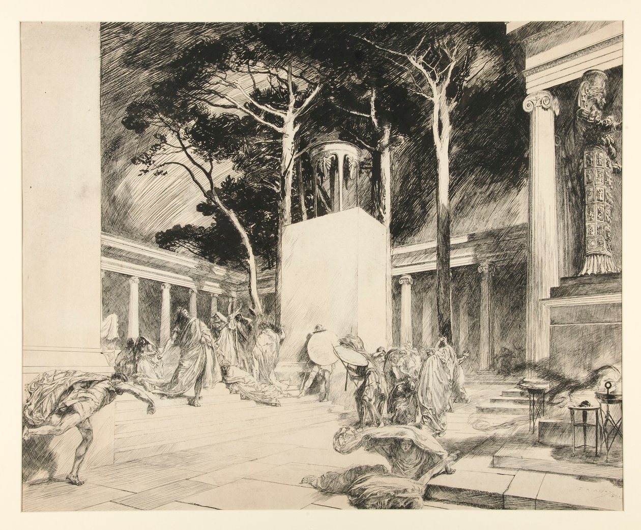 O Oráculo Desafiado, Ato III, Cena ii, O Inverno de Edwin Austin Abbey