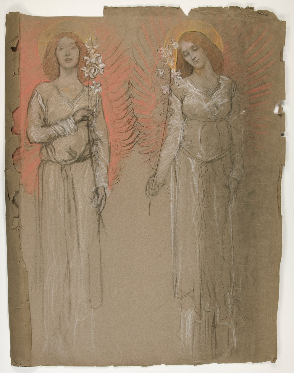 Dois Anjos de Edwin Austin Abbey