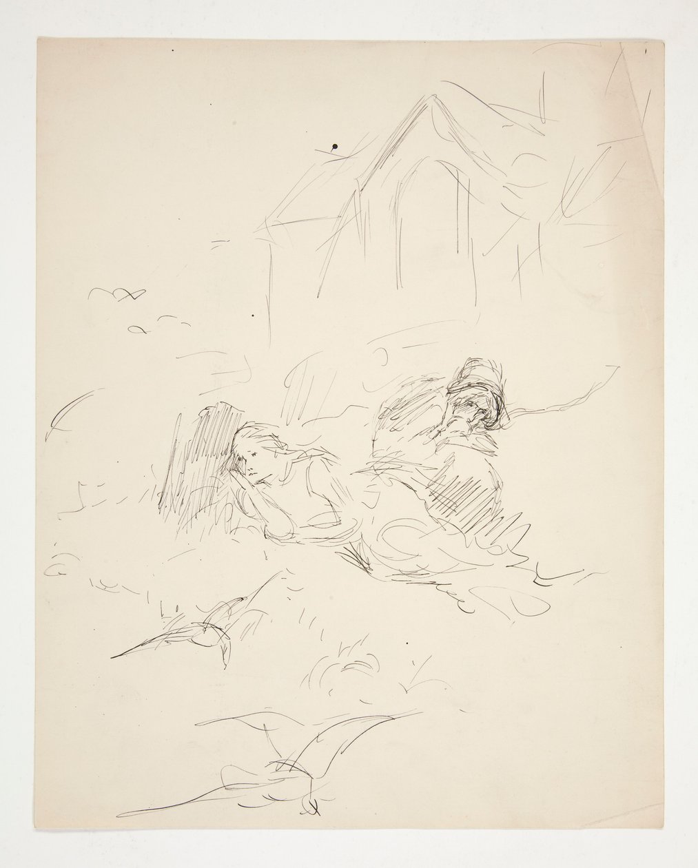 Ilustração não identificada de Edwin Austin Abbey