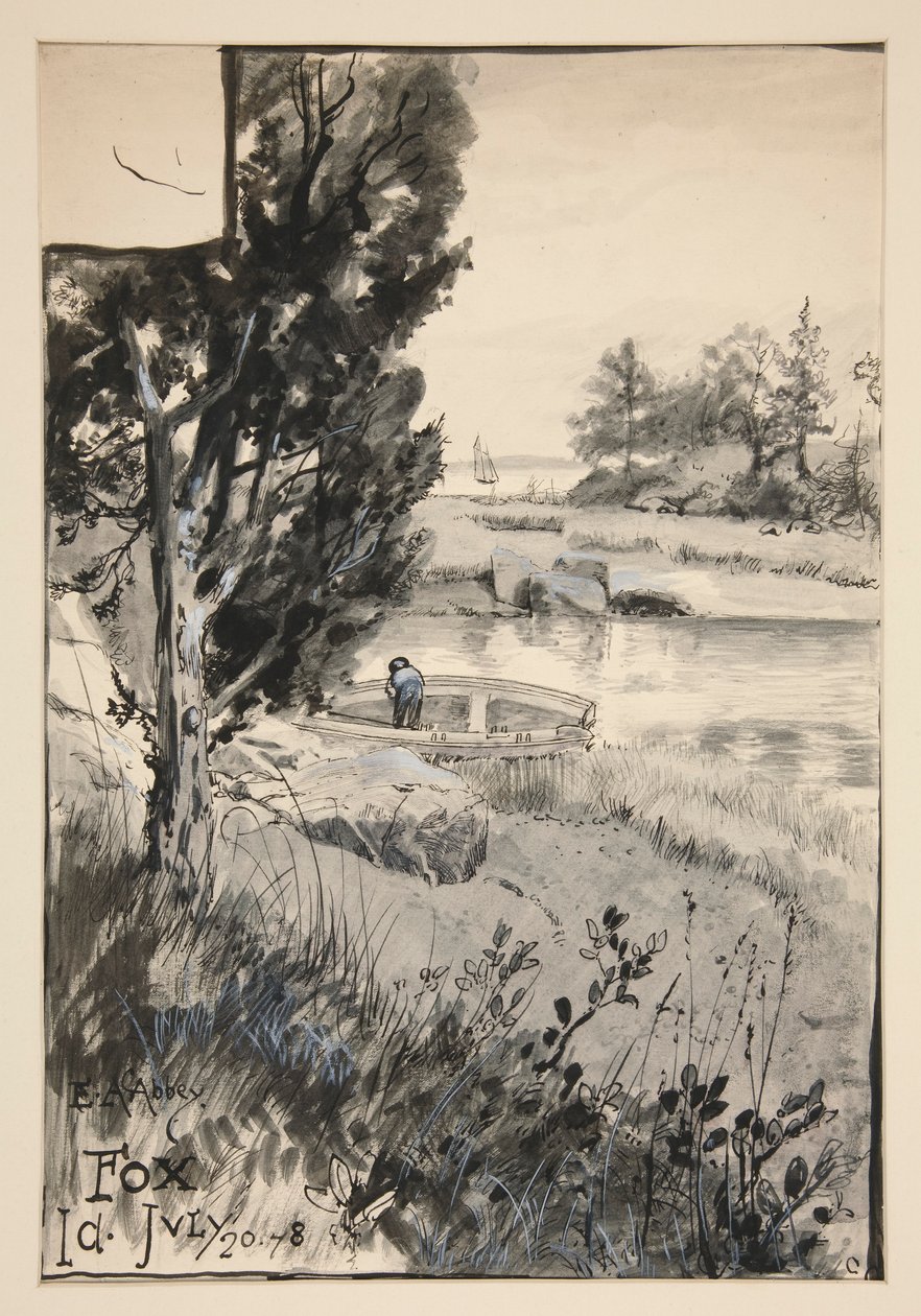 Ilustração não identificada de Edwin Austin Abbey