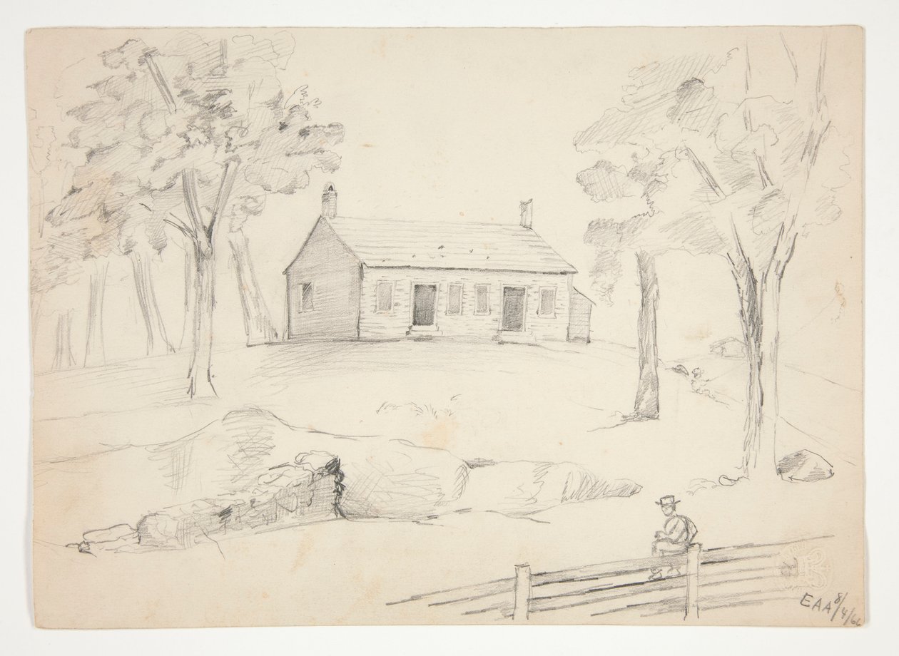 Vista da Casa de Encontro dos Amigos de Edwin Austin Abbey