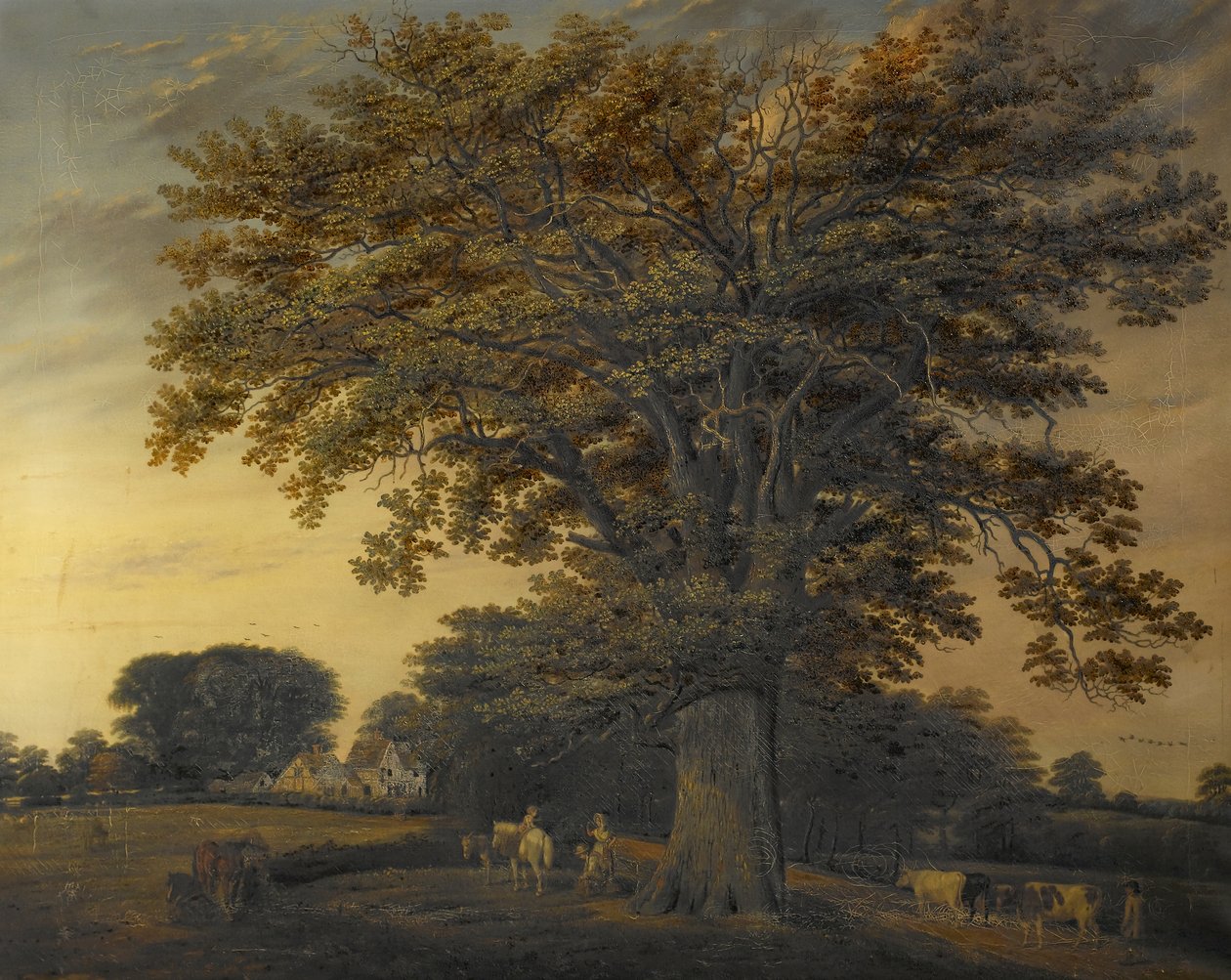 O carvalho de Binley, 1848 de Edwin Brown