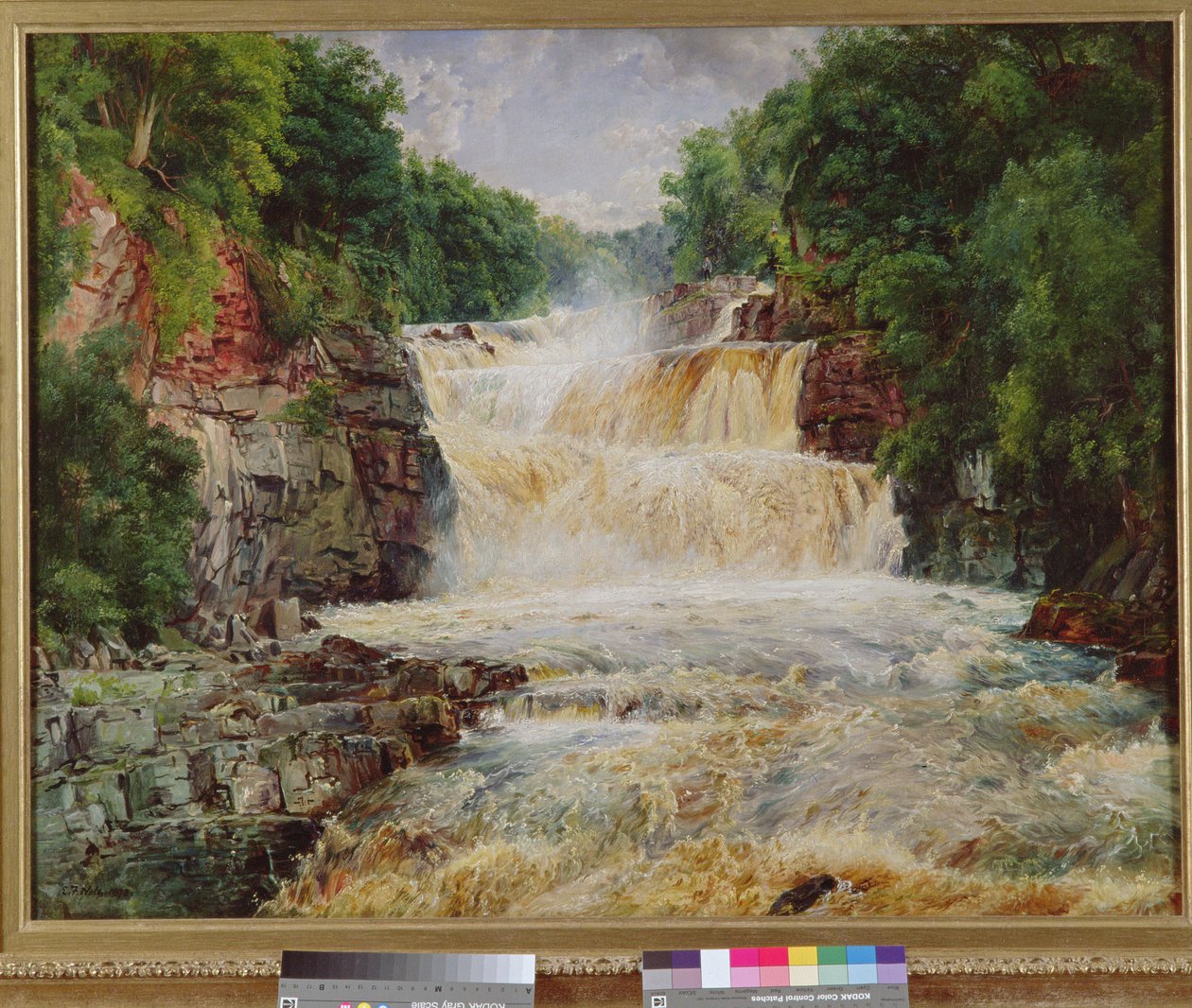 Andorinha cai, Bettws-y-Coed, norte do país de Gales, 1873 de Edwin Frederick Holt