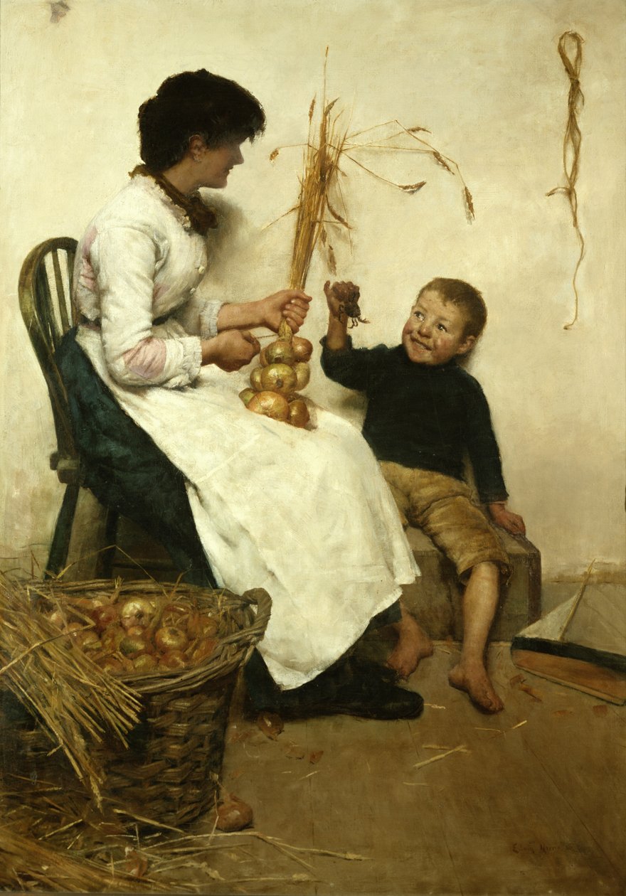 Sua primeira captura, c.1888 de Edwin Harris