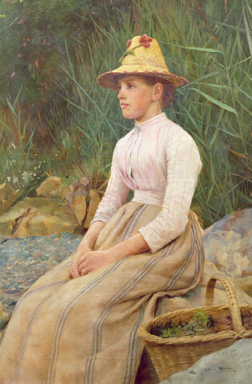 Senhora sentada de Edwin Harris