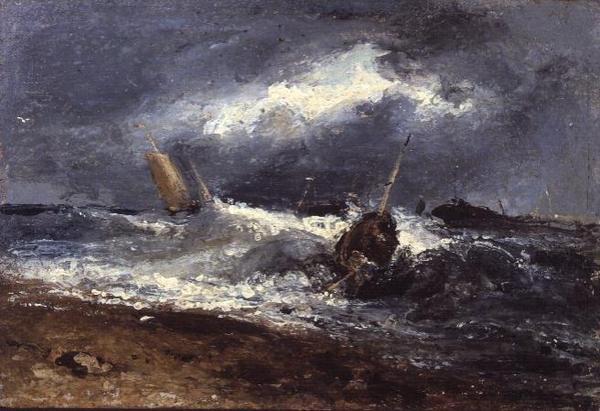 Cena da Tempestade de Edwin Hayes