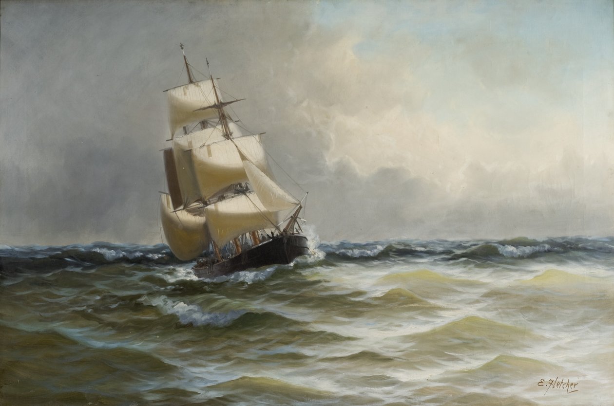 Seascape de Edwin Henry Eugene Fletcher
