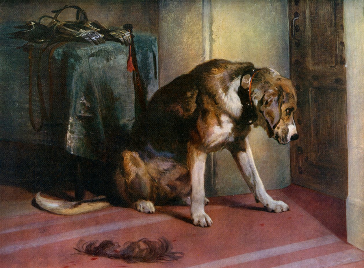 Suspense, século XIX, 1912. de Edwin Landseer