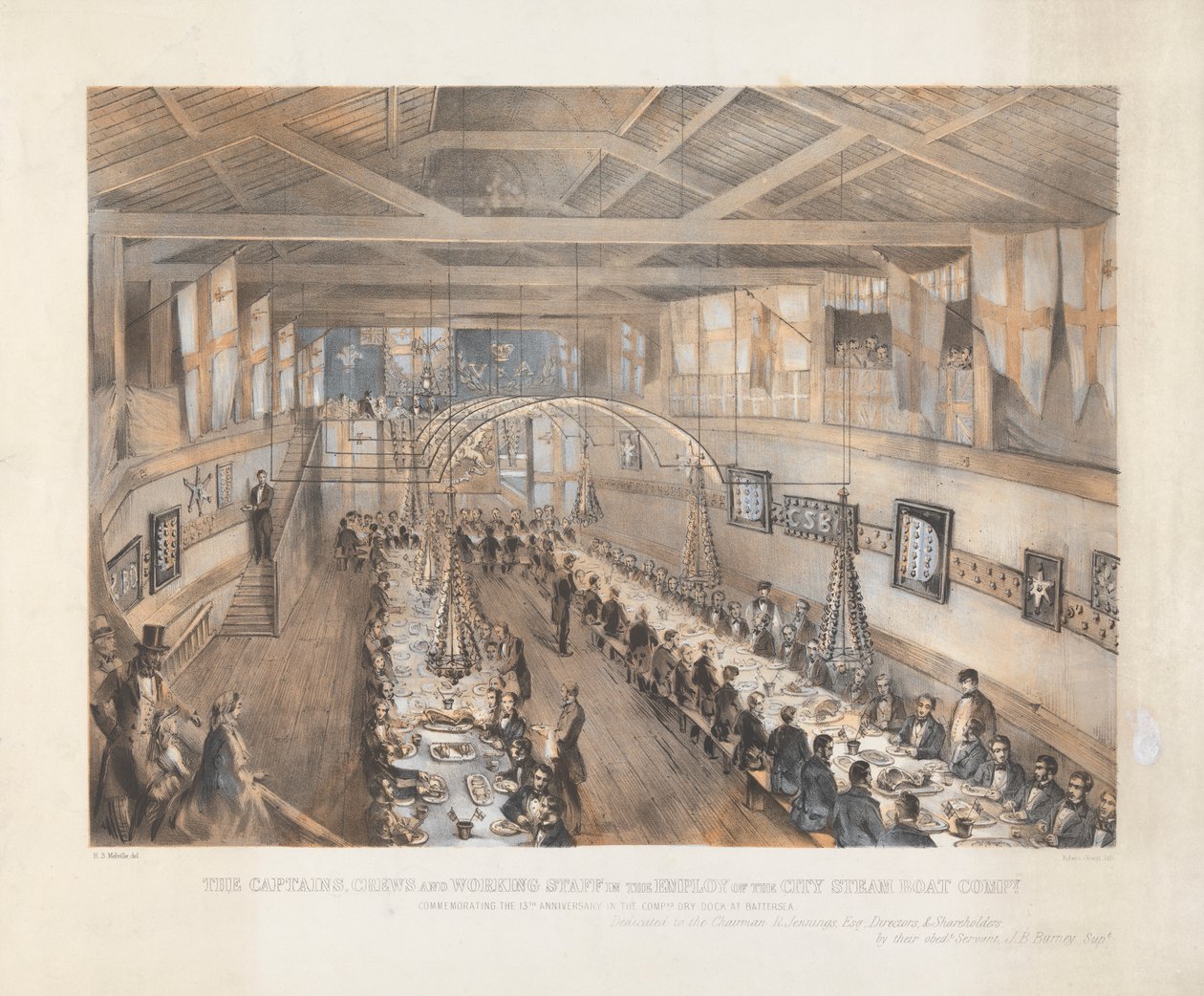 City Steam and Boat Company: Jantar aos Capitães de Edwin Jewitt