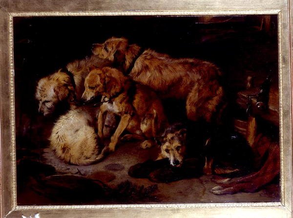 Festa do Fogo (óleo sobre tela) de Edwin Landseer