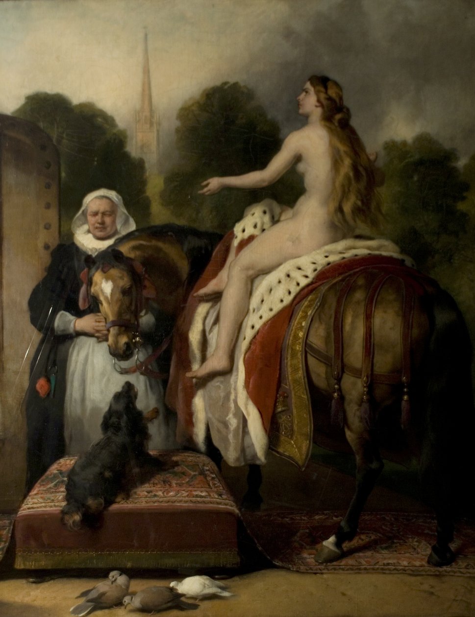 Oração de Lady Godivas, c.1865 de Edwin Landseer